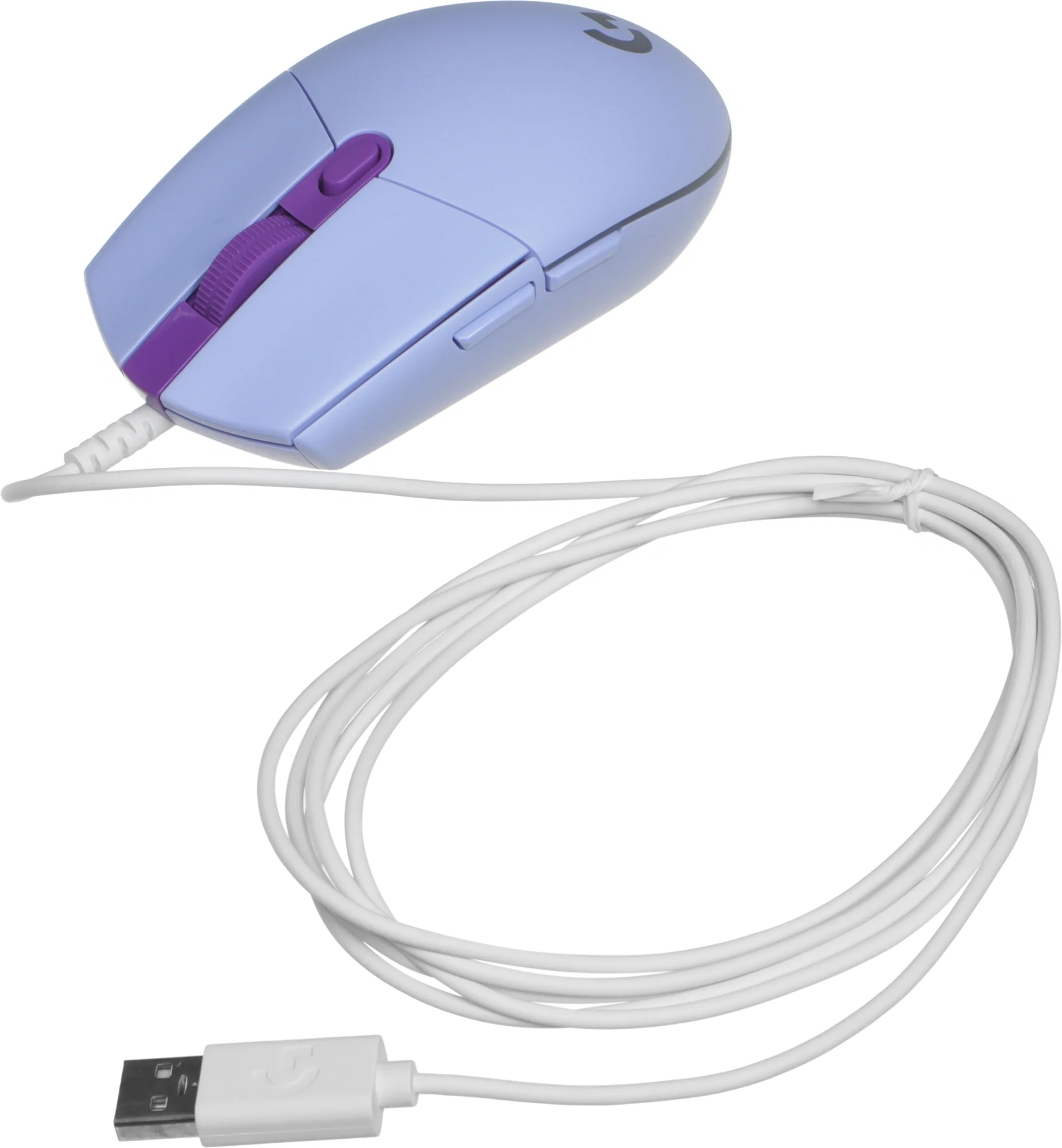 Мышь Logitech 910-005857, G102 LightSync, проводная, 8000dpi