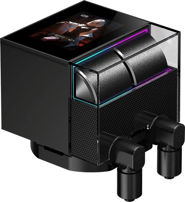 СЖО PCCooler DS360 Display ARGB, 360 мм, 3×120 мм, LCD, TDP 310 Вт, AM5/AM4/LGA 1700/1851