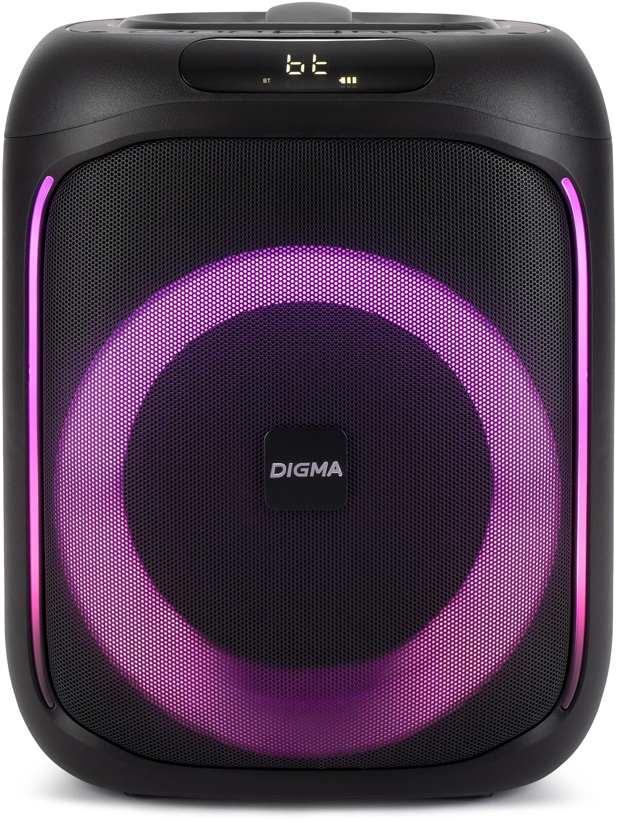 Минисистема Digma D-MC1700, 30 Вт, FM, USB, Bluetooth, microSD