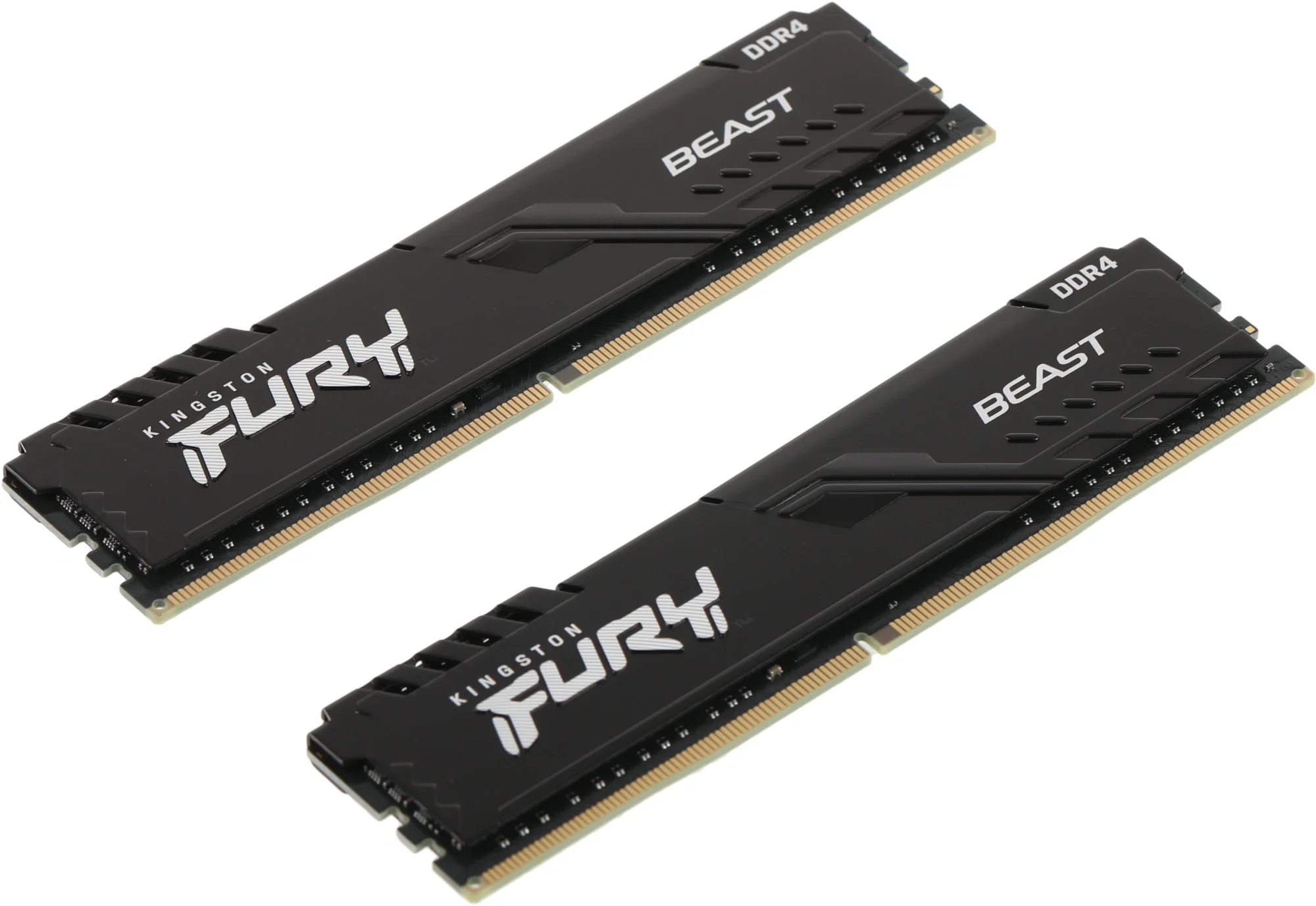 Оперативная память Kingston KF436C18BBK2/32, DDR4, 2×16ГБ, 3600МГц, Fury Beast Black