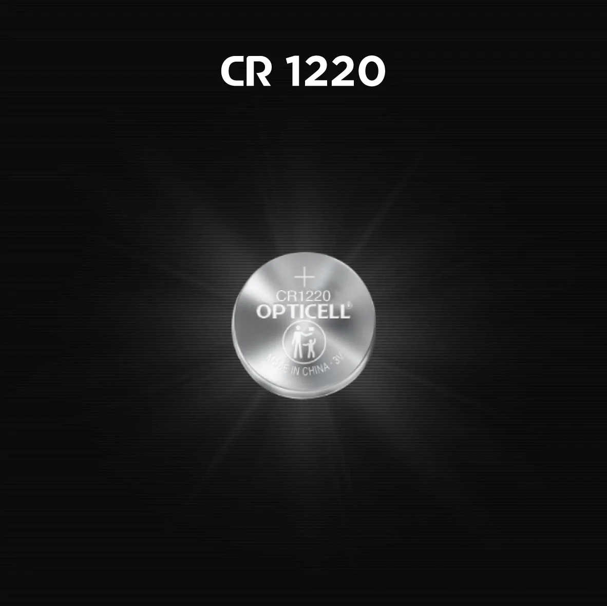 Батарейка OPTICELL Specialty CR1220, литиевая, 3 В, блистер