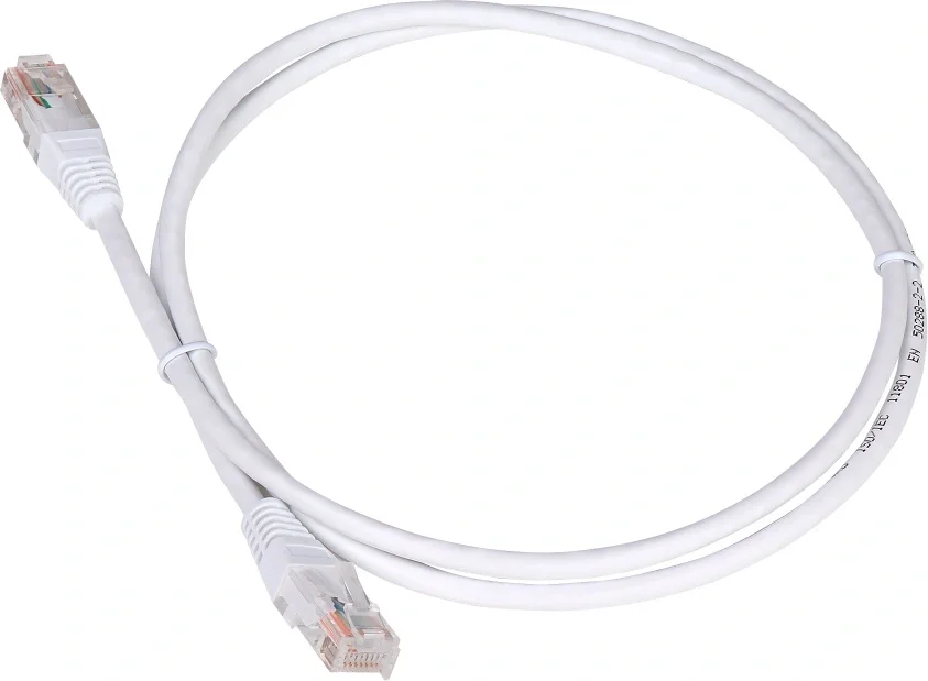 Патч-корд LANMASTER TWT-45-45-15-WH, UTP кат.5e, RJ-45–RJ-45, 15 м, белый