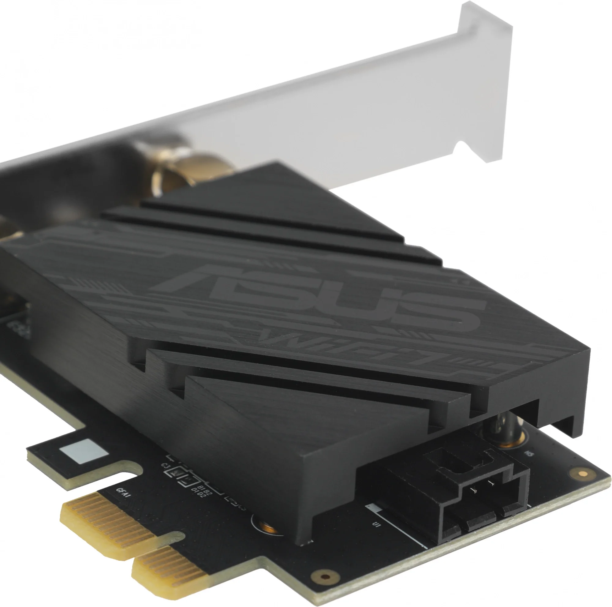 Сетевой адаптер ASUS PCE-BE92BT, Wi-Fi 7 BE9400, три диапазона, Bluetooth 5.4, PCIe
