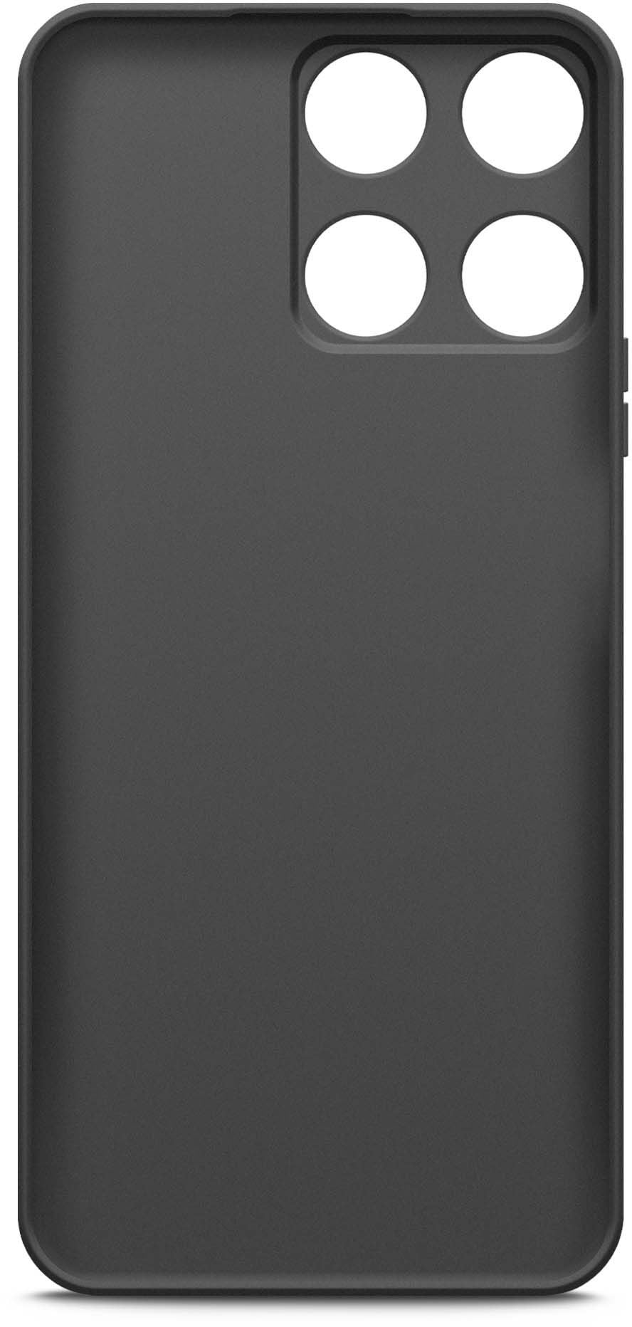 Чехол BoraSCO Silicone Case 72478 для Honor X6a, силикон, чёрный