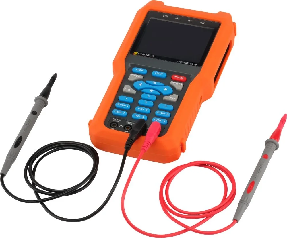Тестер LANMASTER LAN-TST-CCTV для сетей видеонаблюдения, до 620 м, RJ45