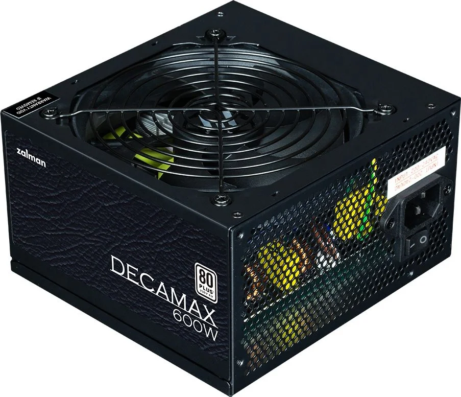 Блок питания ZALMAN ZM600-LX3, 600 Вт, ATX 2.31, 80 PLUS, APFC, 120 мм