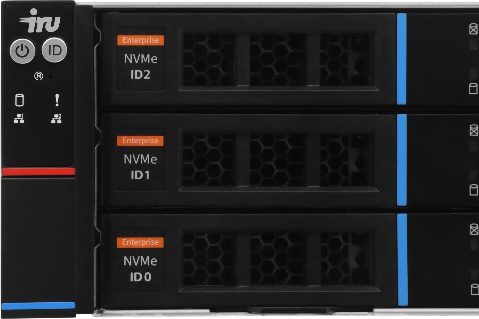 Сервер IRU 2157120, 2×Xeon Gold 6526Y/128ГБ DDR4/2×1600Вт/без ОС