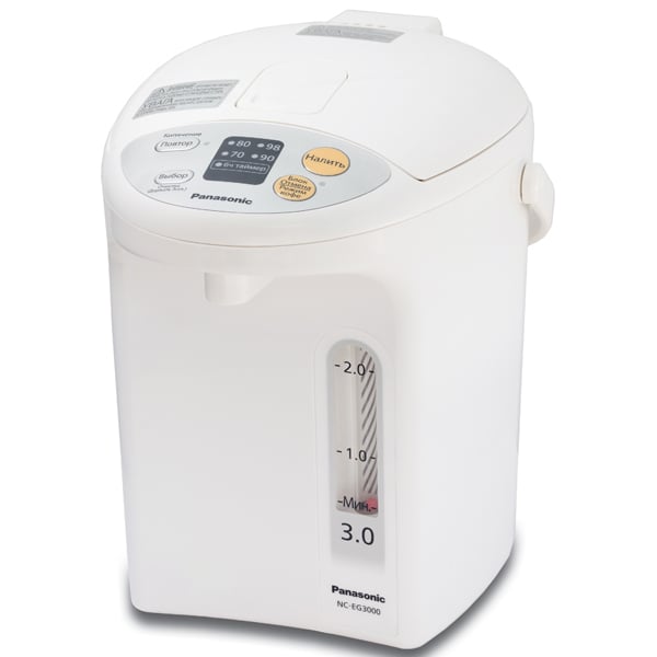 Термопот Panasonic NC-EG3000WTS, 3л, 700Вт, белый