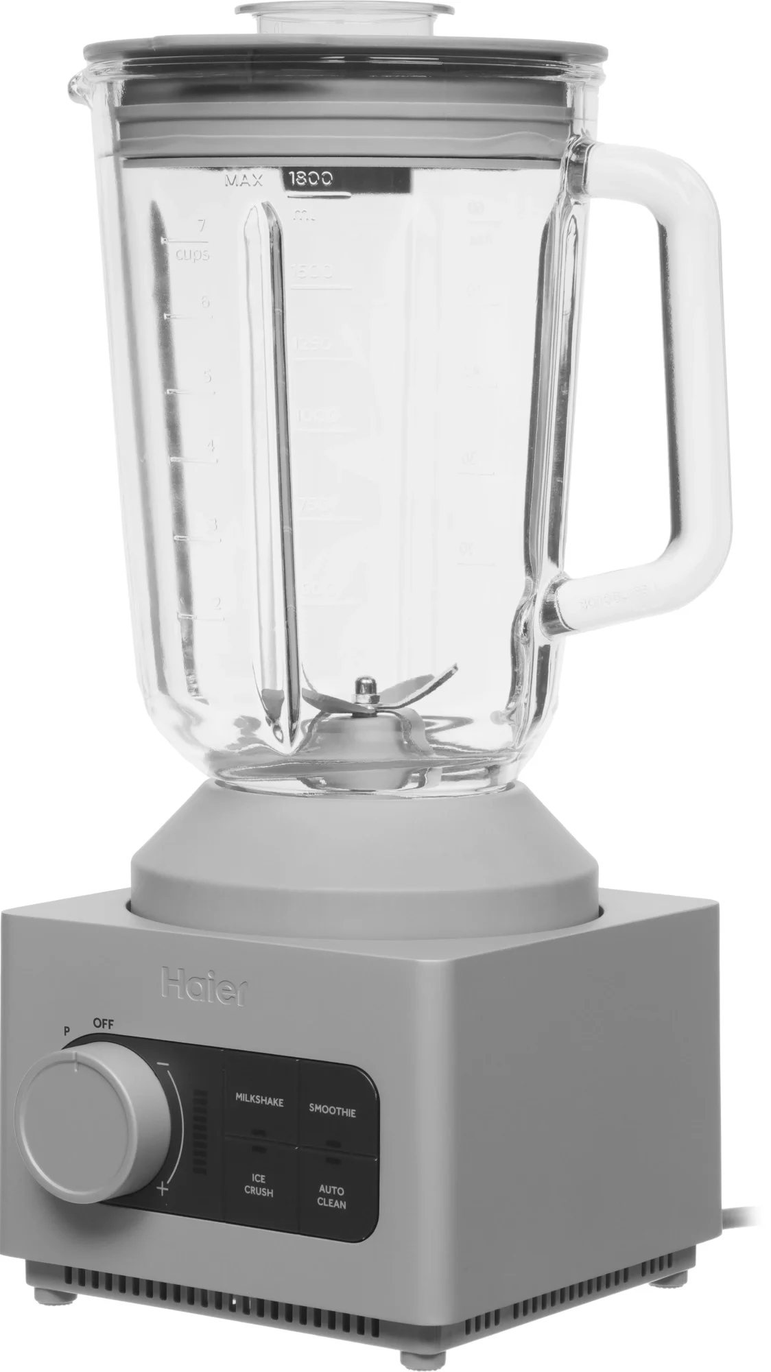 Блендер Haier HB-600, стационарный, 1200 Вт, 1.8 л, 10 скоростей