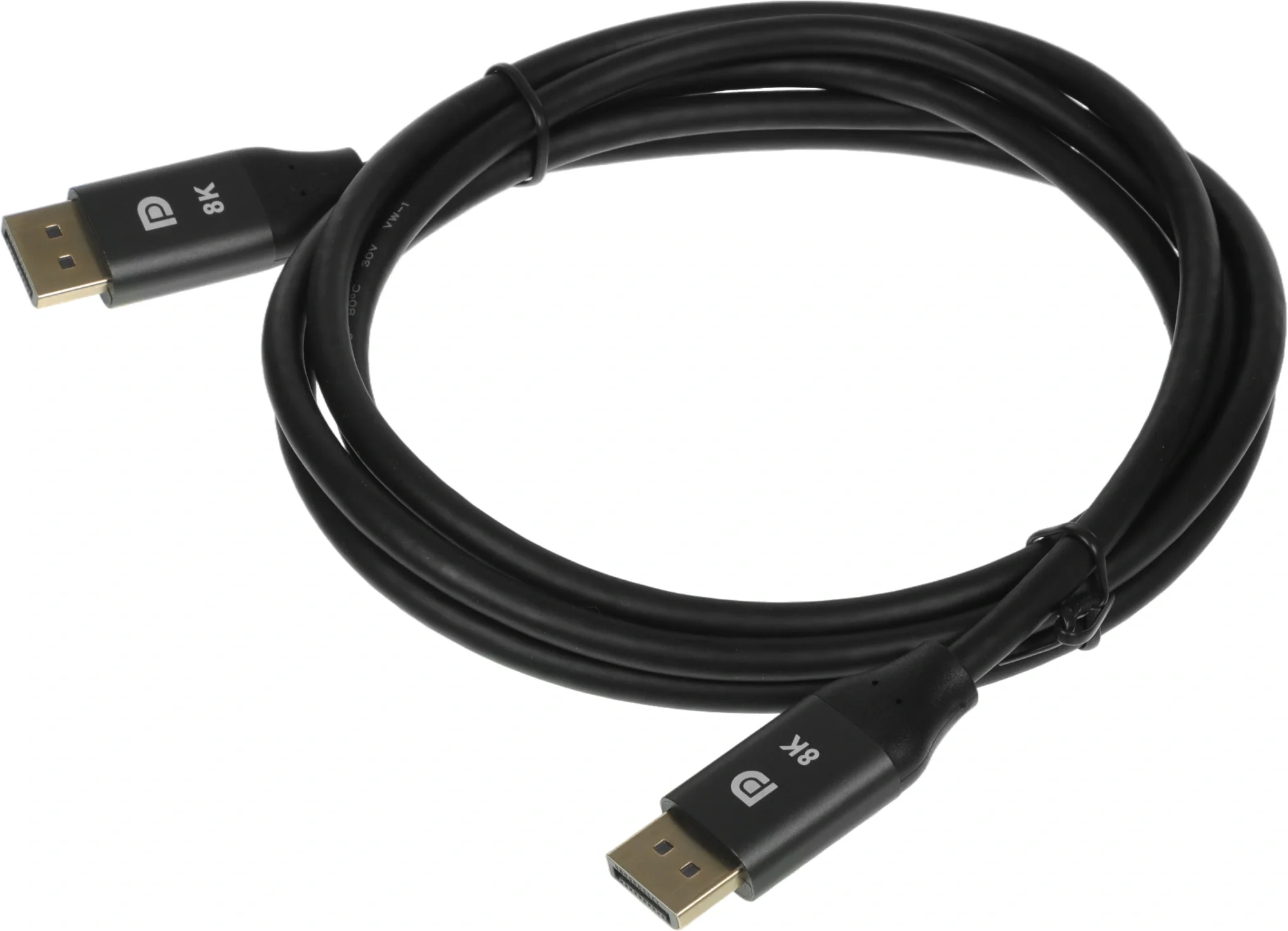 Кабель Cactus CS-DP-DP-1.4-2, DisplayPort 1.4, 2 м, M-M