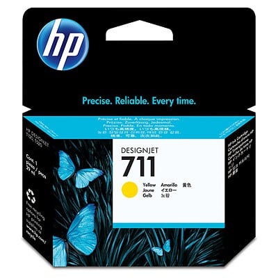 Картридж HP CZ132A, желтый, 3×29 мл