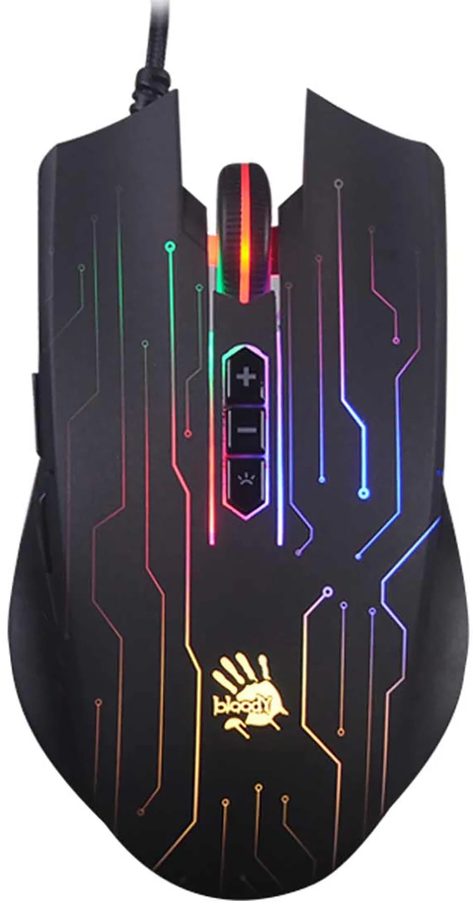 Мышь A4Tech Bloody Q82, оптическая, 6200 DPI, 8 кнопок, USB