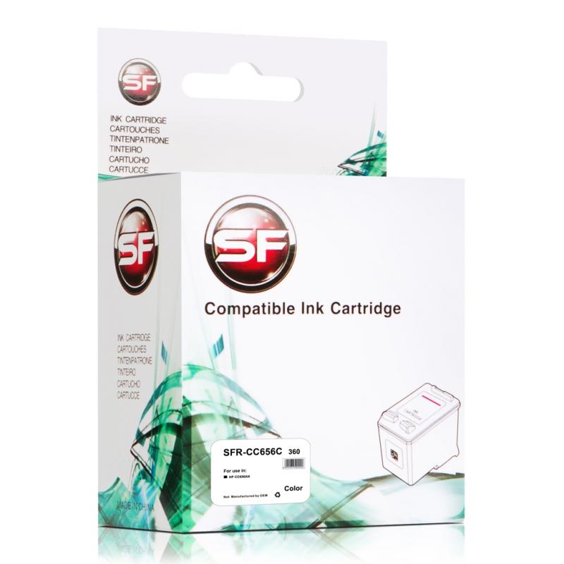Картридж струйный SuperFine SFR-CC656C, цветной, для HP Officejet J4580/J4640/J4680