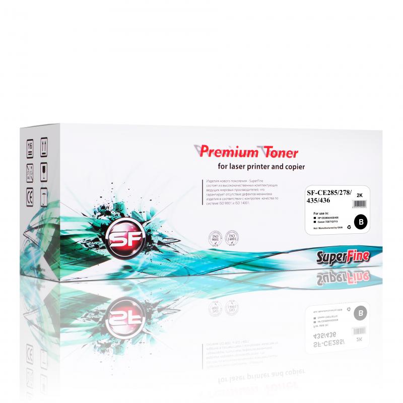 Тонерный картридж SuperFine SF-CE278A/CE285A 4in1, универсальный, 2K