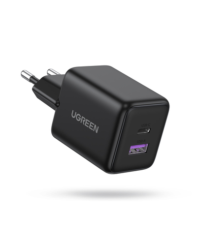 Зарядное устройство UGREEN 65014 X516, 30Вт, 1C1A, GaN