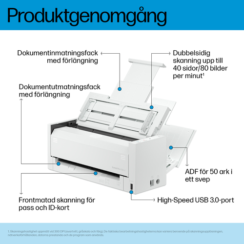 Сканер HP 8Q4W2A#B19, ScanJet Pro 4200 s1, A4, АПД