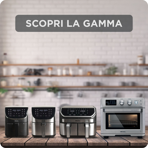 Аэрофритюрница Ariete 00C462800AR0, 1800Вт, 7л, 12 программ