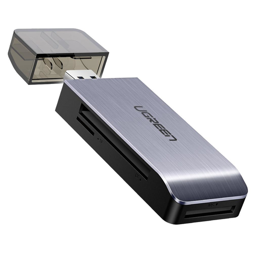 Кардридер UGREEN CM180 50541, USB 3.2 Gen 1, 4 слота, microSD/SD/CF/MS