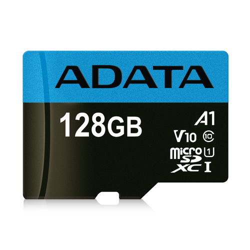 Карта памяти A-DATA Premier AUSDX128GUICL10A1-RA1, microSDXC 128 ГБ, Class 10 UHS-I