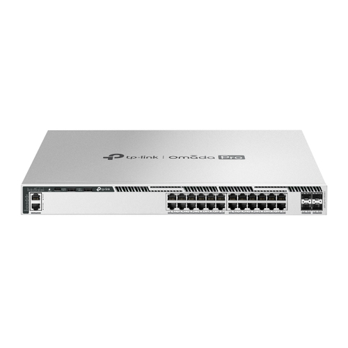 Коммутатор TP-Link Omada Pro S6500-24GP4XF, управляемый L3, 24×1GbE PoE, 1U