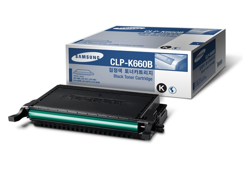 Картридж Samsung CLP-K660B, черный, 5.5K