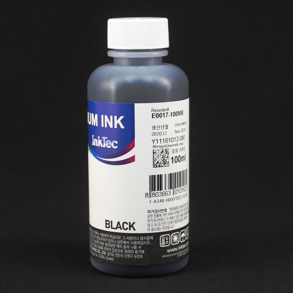 Чернила InkTec E0017-100MM, пурпурные, водорастворимые, 100 мл, для Epson EcoTank