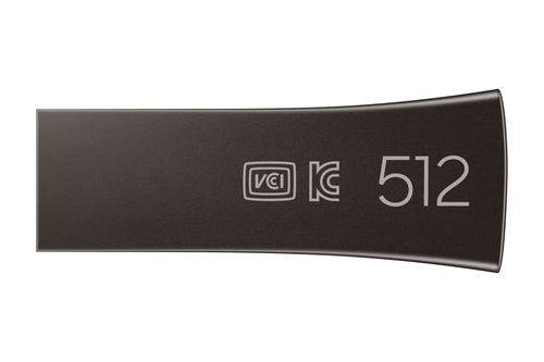 Флеш-накопитель Samsung Bar Plus MUF-512BE4/APC, 512 ГБ, USB Type-A, металл