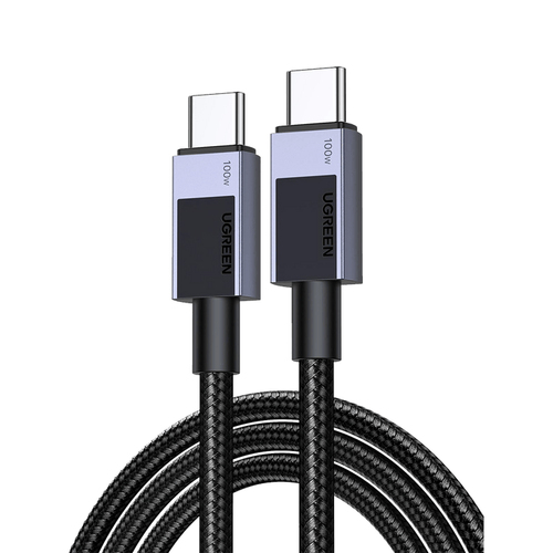 Кабель UGREEN L512 45063, USB-C — USB-C, 1 м, USB 2.0, PD 100 Вт