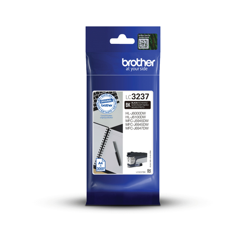 Картридж BROTHER LC3237BK черный