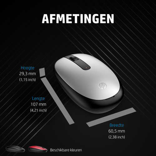 Мышь HP 240 Bluetooth Mouse (43N05AA), оптическая, Bluetooth, 1600 DPI, красная