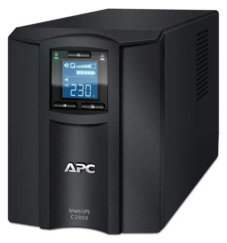 ИБП APC Smart-UPS C SMC2000I, 2000 ВА / 1300 Вт, линейно-интерактивный, 7 розеток IEC