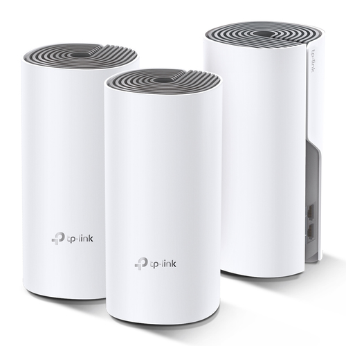 Mesh Wi-Fi система TP-Link Deco E4 (3-pack), AC1200, 3 модуля, 2 порта 100 Мбит/с