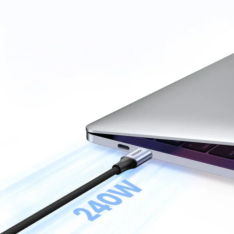 Кабель UGREEN US535, USB-C — USB-C, USB 2.0, 1 м, чёрный