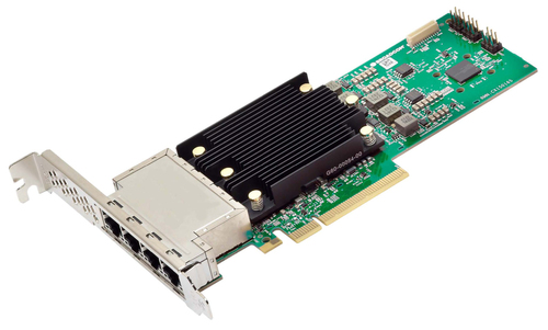 Сетевой адаптер Lenovo ThinkSystem Broadcom 57412 10GBase-T, 4 порта RJ-45, PCIe 3.0