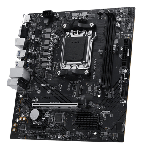 Материнская плата MICROSTAR PRO A620AM-B EVO, Socket AM5, AMD A620, 2×DDR5, mATX