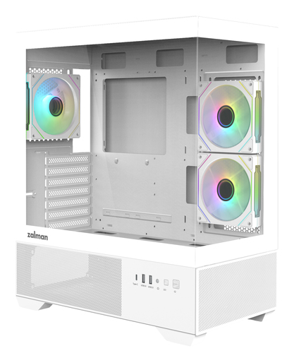 Корпус Zalman Chronix White, ATX, окно, USB Type-C, ARGB