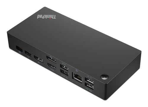 Док-станция Lenovo ThinkPad Universal USB-C Dock, 2×DP 1.4, HDMI 2.0, RJ-45