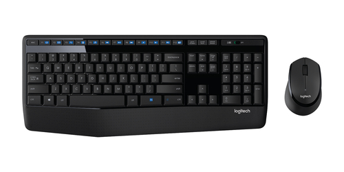 Комплект клавиатура и мышь Logitech Wireless Combo MK345, 104 клавиши, мышь M280 1000 DPI, 2.4 ГГц, USB-A