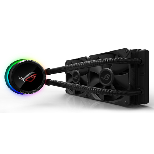 СЖО ASUS ROG RYUO 240, AIO, 2×120 мм, RGB, ШИМ