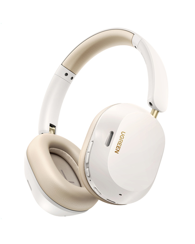 Наушники UGREEN HP203, накладные, TWS, Bluetooth, встроенный микрофон, белые