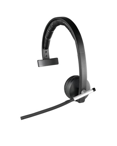 Гарнитура Logitech H820e Mono 981-000512, беспроводная DECT, микрофон на штанге, 10 ч