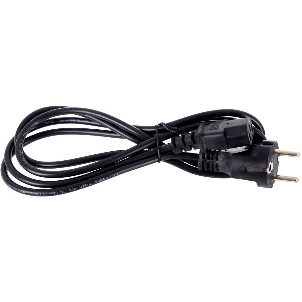 Кабель питания Telecom TP021-IEC320-C13/SHM-1.8-BK, CEE 7/7 — IEC 320 C13, 1,8 м, 10 А