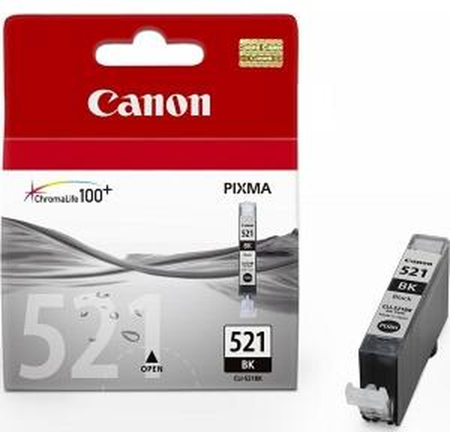 Картридж Canon 2933B004, черный, 9 мл, CLI-521Bk