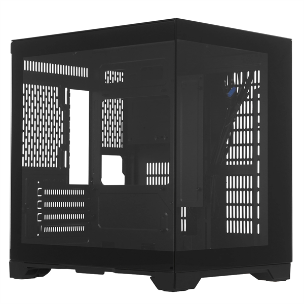 Корпус 1STPLAYER MEGAVIEW MV5-TP-BK, Micro-ATX, ATX БП, до 330 мм, черный