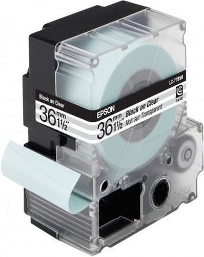 Термотрансферная лента EPSON LC7TBN9 Clear Blk/Clear 36/9
