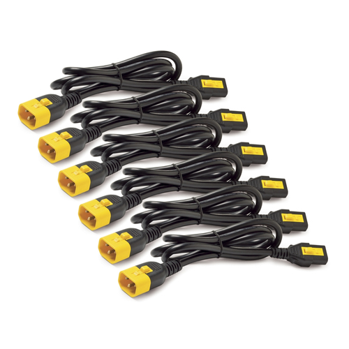 Кабель питания APC by Schneider Electric AP8704S-WW, IEC 320 C13–C14, 10 А, 208/230 В, 1,2 м, комплект 6 шт.