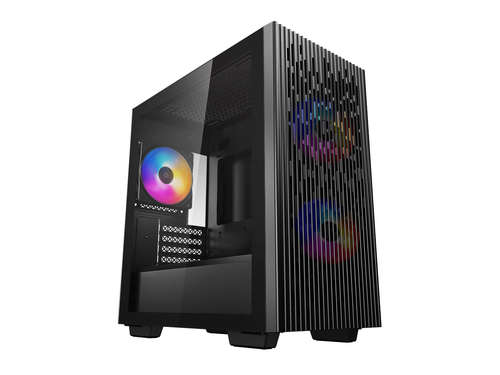 Корпус Deepcool MATREXX 40 3FS (DP-MATX-MATREXX40-3FS), Micro Tower, Micro ATX/Mini-ITX, без БП, чёрный