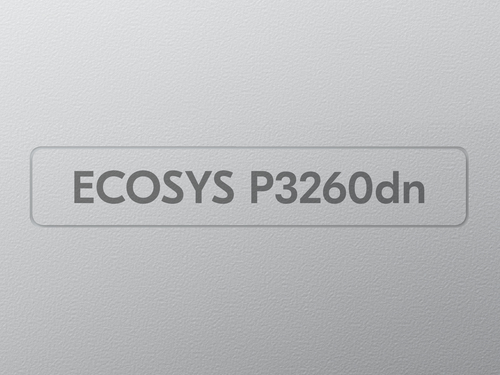Принтер лазерный KYOCERA монохромный P3260dn, (A4, 1200dpi, 60ppm, 512Mb, Duplex, Lan, USB)