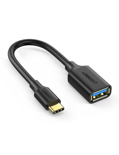 Кабель-адаптер UGREEN US154 (30701), USB-C — USB-A, USB 3.2 Gen 1, 0.15 м