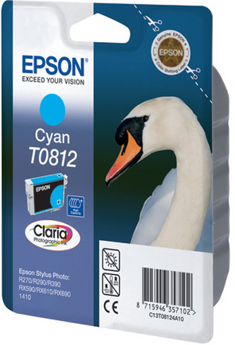 Картридж EPSON C13T11124A10, голубой
